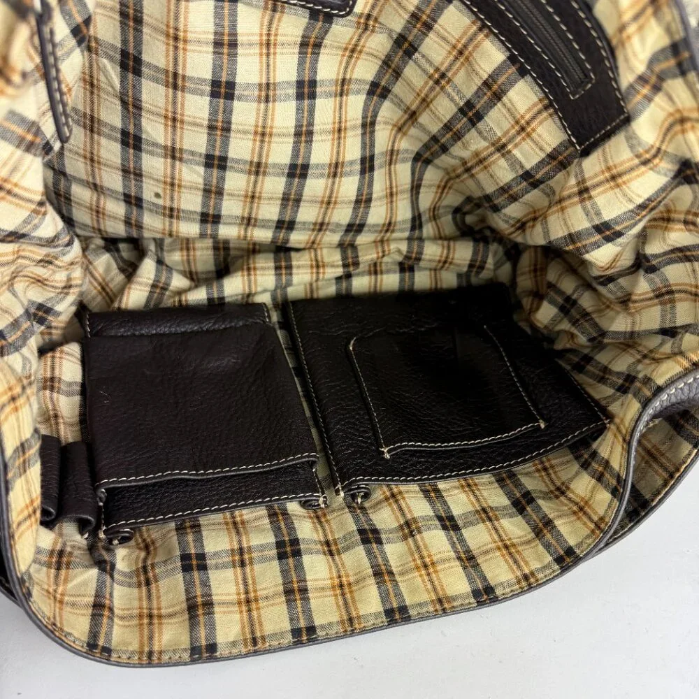 Levenger Fine Leather Messenger Bag 16x13